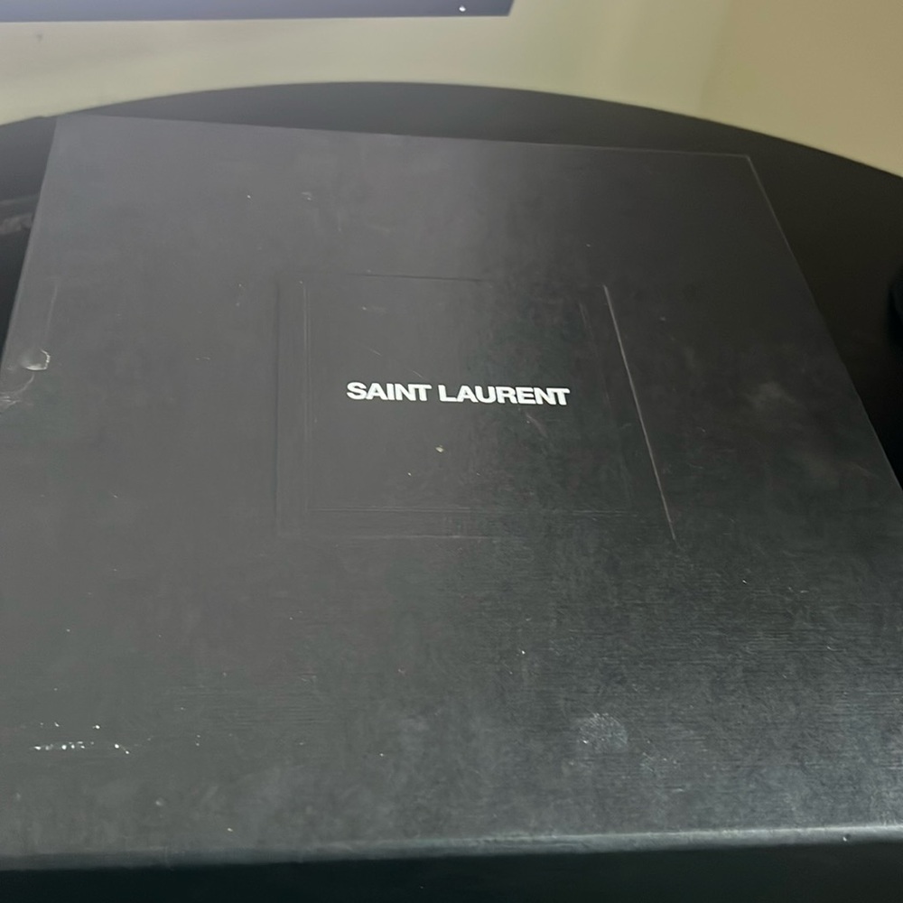 Saint Laurent Vernice Chiffon/Nero Lucido